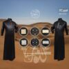 ALNOOR JUBAH BORDIR MANSET HITAM DEWASA - Gambar 8