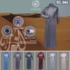 ALNOOR BORDIR POLYSTER TC941-SIZE DEWASA - Gambar 2