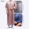 SYIRKUH JUBAH ZIPPER PENDEK SALUR DEWASA - Gambar 3