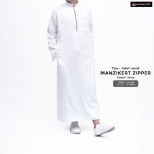 MANZIKERT JUBAH ZIPPER ANAK DAN DEWASA